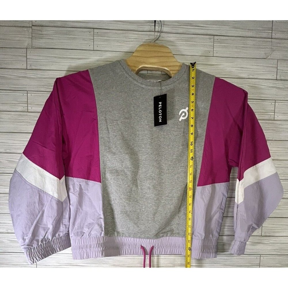 Peloton Womens Chic Fabric Mix Pullover Cinch Waist Size Extra Large NWT $102.00 - Picture 6 of 7